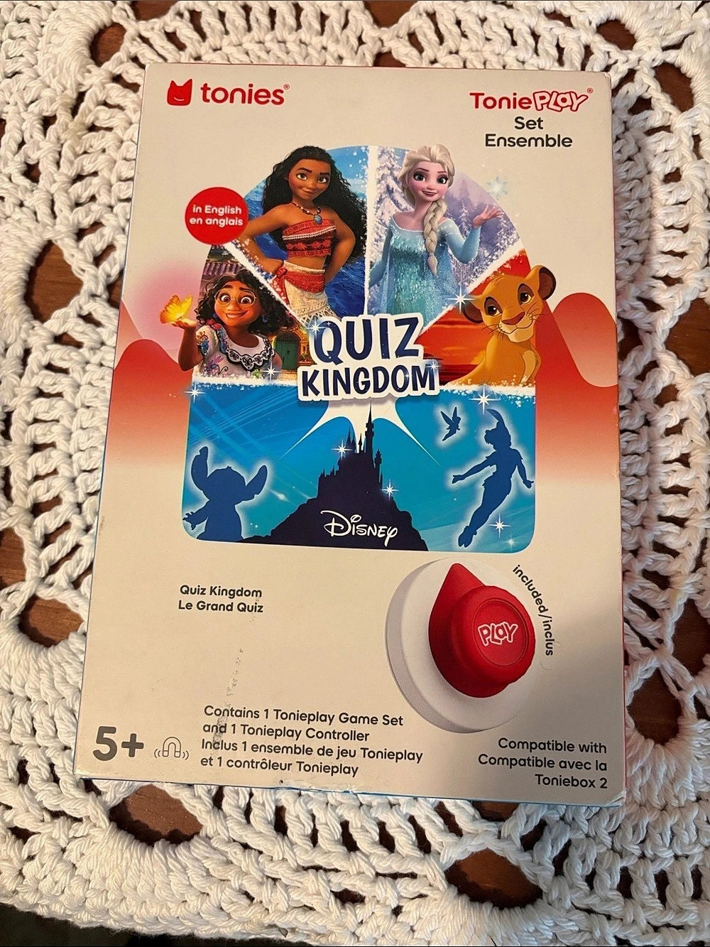 tonies Tonieplay Set Disney: Quiz Kingdom Red & Blue